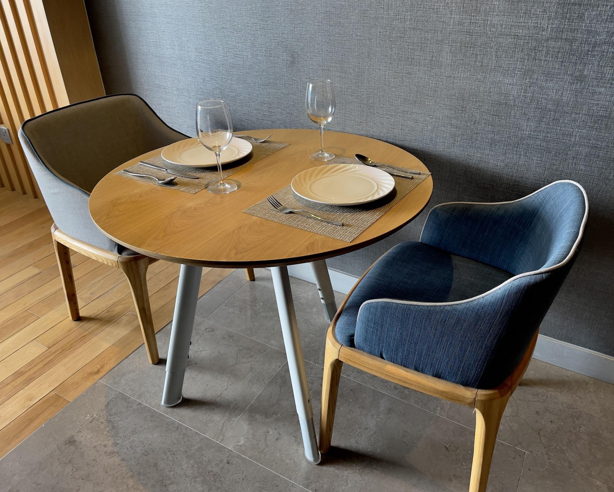 Fraser Place Puteri Harbour Nusajaya  Ngoại thất bức ảnh A table and two chairs