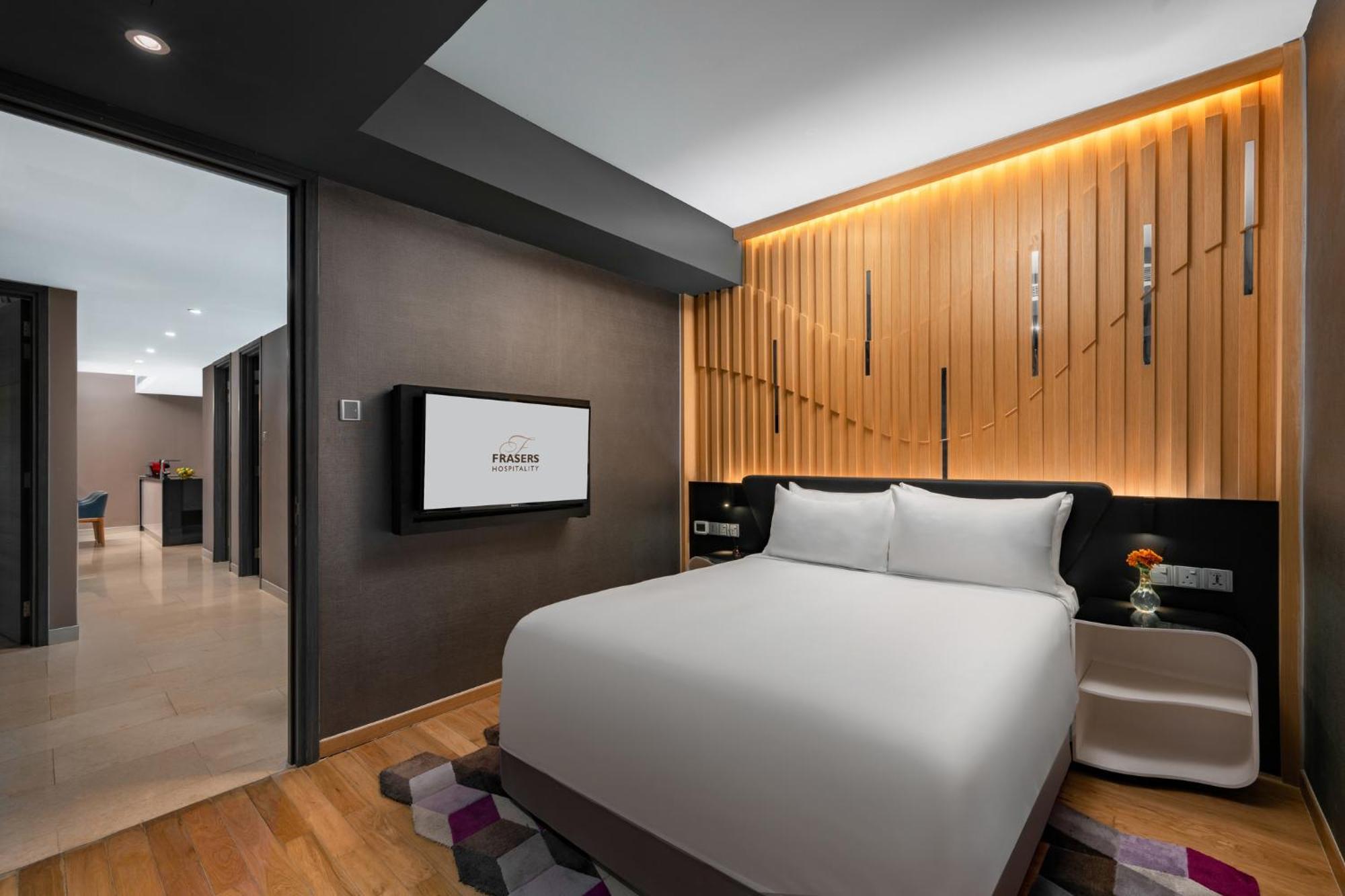 Fraser Place Puteri Harbour Nusajaya  Ngoại thất bức ảnh A bedroom at the hotel